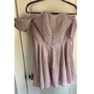 Gianni Bini Off-the-Shoulder Lace Dress